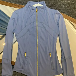 立领外套DF运动瑜伽服修身 显瘦运动夹克女露露 CITY新款 SLEEK