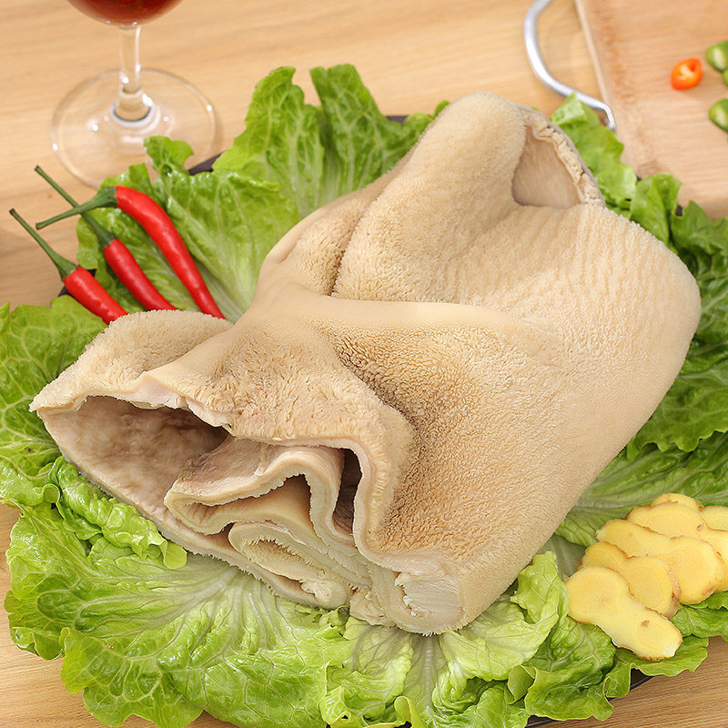 清真纯干新鲜黄牛肚3分熟食用牛肚4斤装半成品金钱肚火锅牛杂商用