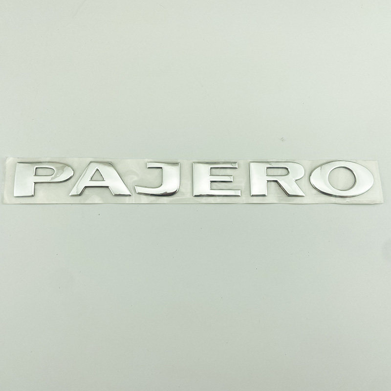 三菱帕杰罗车标 V73 PAJERO英文字母标 后备尾箱后门拉手贴标志