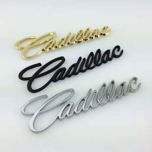 ATS XTS CTS金属英文后备尾箱标志 SRX 凯迪拉克Cadillac字母车标