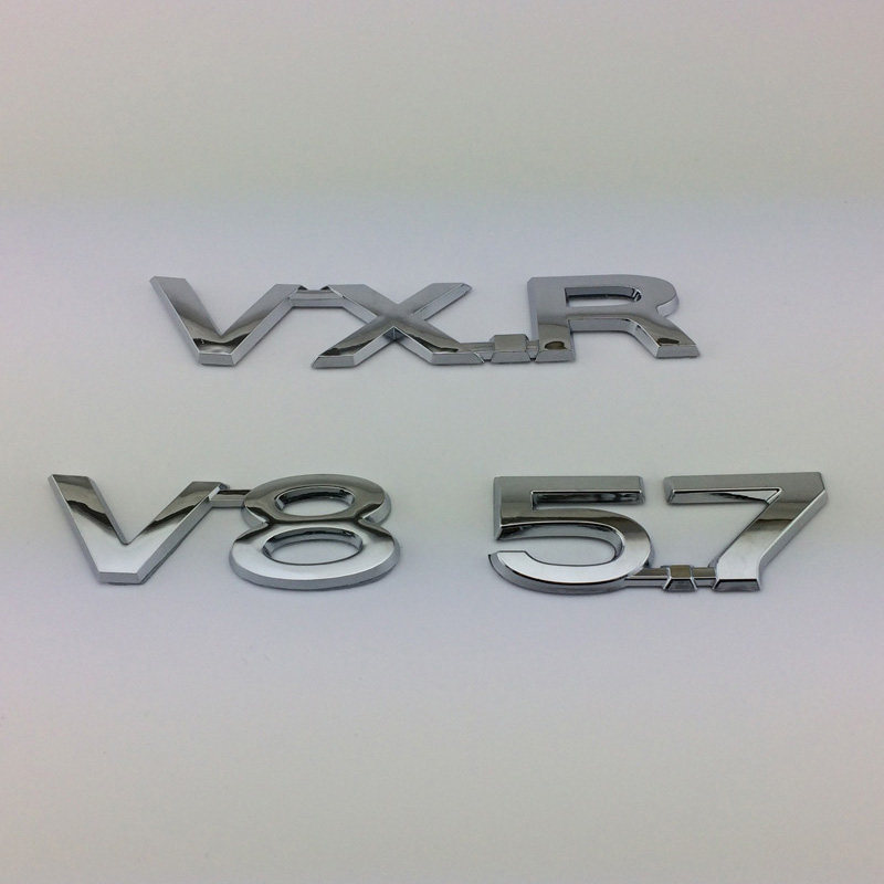 陆地巡洋舰兰德酷路泽VXR V8 5.7车标英文字母标志后尾箱贴标