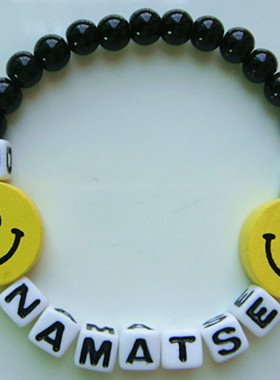 权志龙手串同款笑脸手链彩色手绳