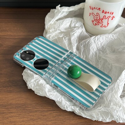 华为pocket2透明硬壳个性指环扣