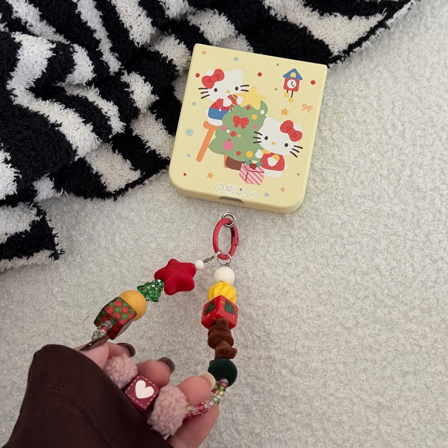 可爱圣诞插画小米mixflip2手机壳