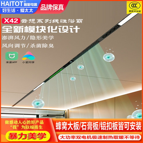 蜂窝大板吊顶专用线性风暖浴霸