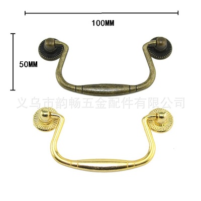 家居拉手仿古锦盒木复抽