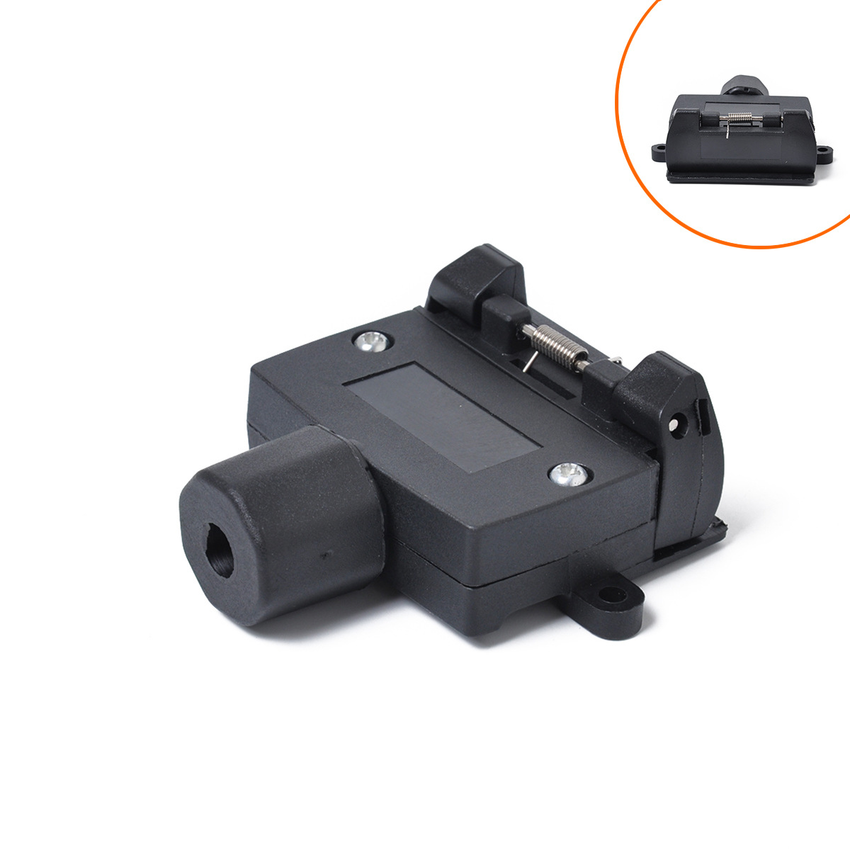 北美拖车房车 配件7针 12V芯针插座卡车线缆 扁平连接器插座