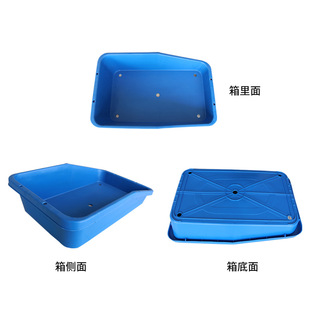 工厂批发机场专用行李箱托盘运输检查仓储周转箱盘线体套叠安检盘