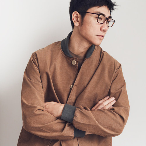 ARBA秋琥珀色日式复古灯芯绒夹克