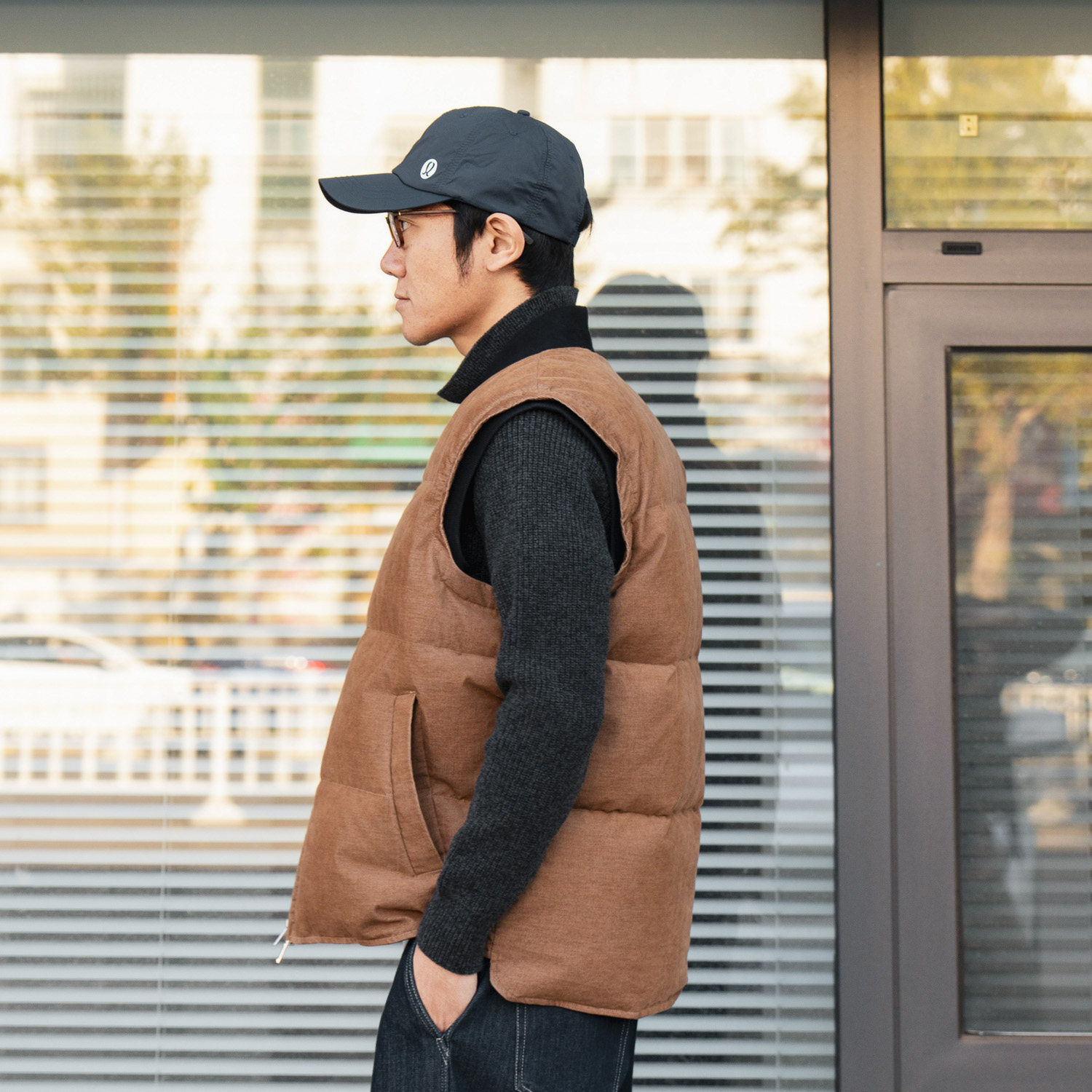 ARBA高级复古灯芯绒重磅羽绒背心