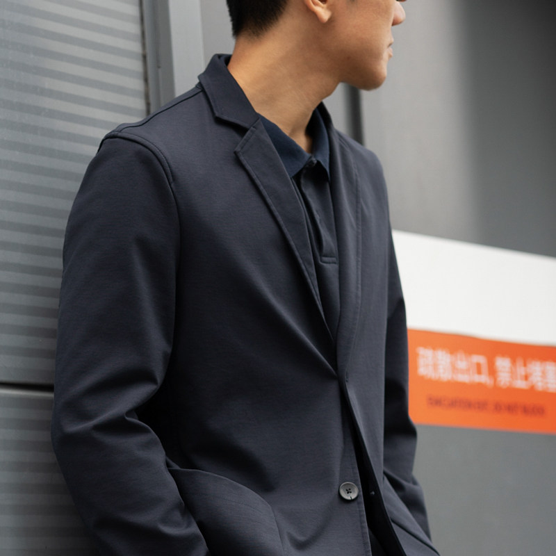 ARBA高级轻通勤极简针织运动西装