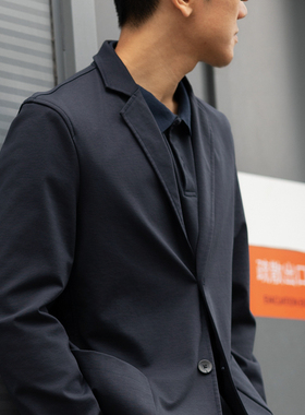 Arba设计 V49 春秋高级轻通勤极简针织零压静奢运动休闲西装