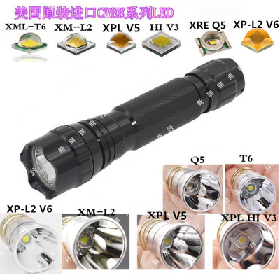 18650强光充电T6L210W手电筒
