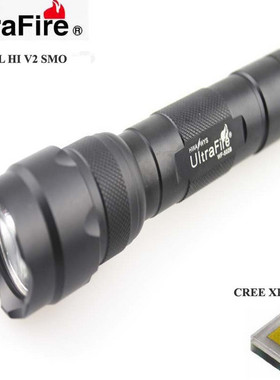 UltraFire 502B CREE XP-L HI V2 1200流明 LED强光手电筒18650电