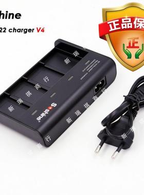 Soshine9V电池6F22四槽充电器锂电7.4镍氢8.4磷酸铁锂9.6自动识别