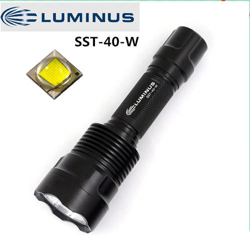 SST40强光18650户外远射充电手电