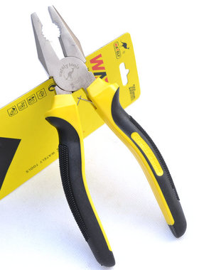 Wately/威特力 8寸镍合金欧式钢丝钳 200mm电工钳 老虎钳