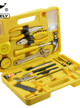 威特力 21件家用五金套装家庭维修水电工 工具箱组套 JYZT021