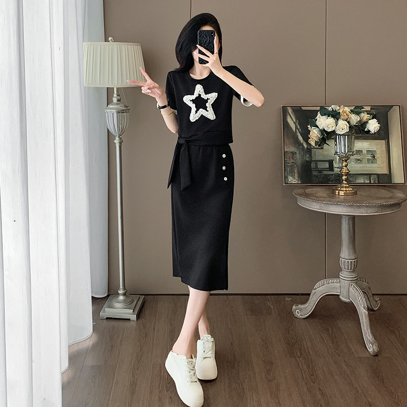 8616气质休闲运动套裙女夏季休闲运动套装