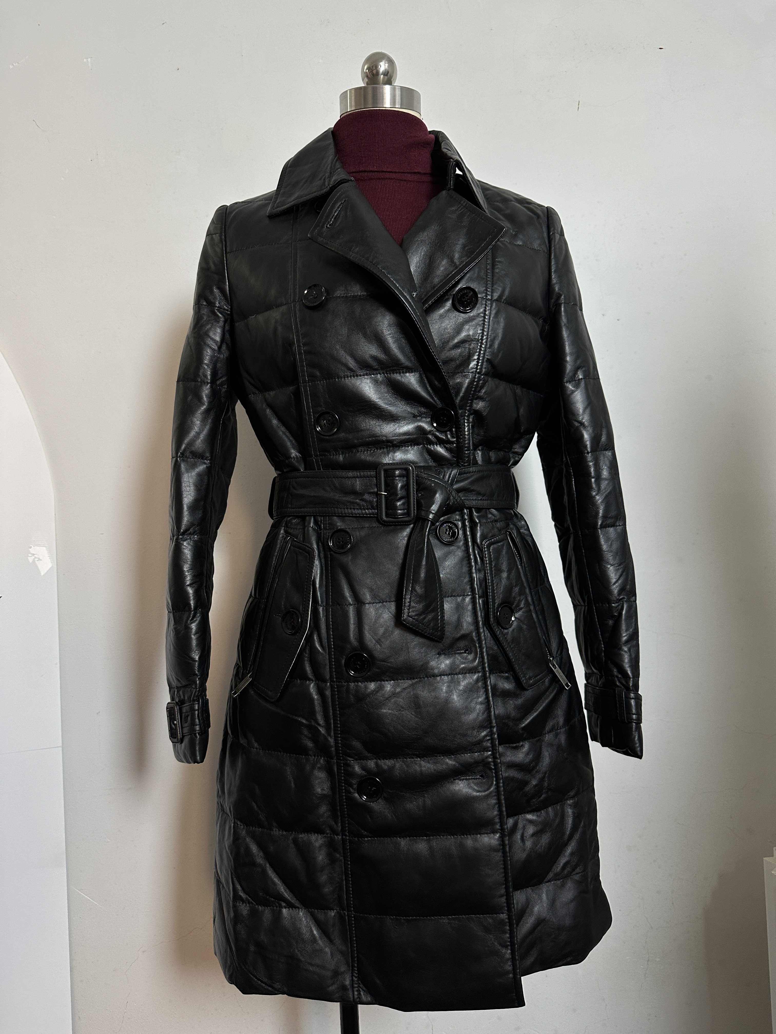 尾单B家小羊皮羽绒棉服皮衣
