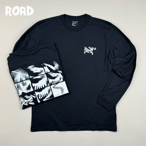 始祖鸟Arc'teryx  Kragg SL Cotton Bird Tile图案长袖T恤