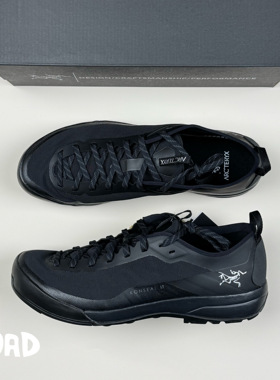 始祖鸟 Arc'teryx  Konseal Lt 轻量黑色低帮徒步男子休闲鞋