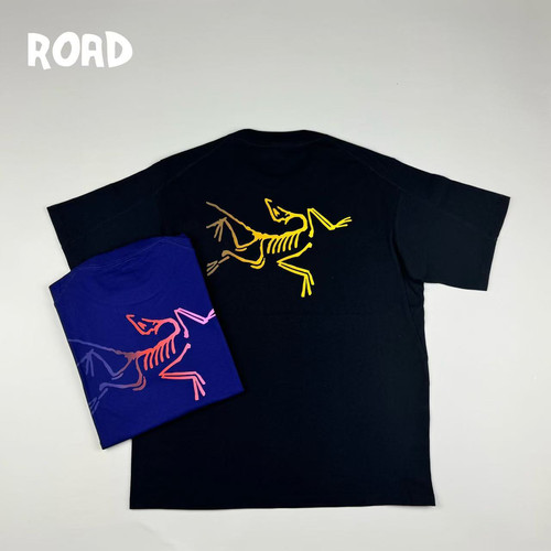 始祖鸟Arc'teryx  Kragg Cotton 彩标厚棉短袖T恤