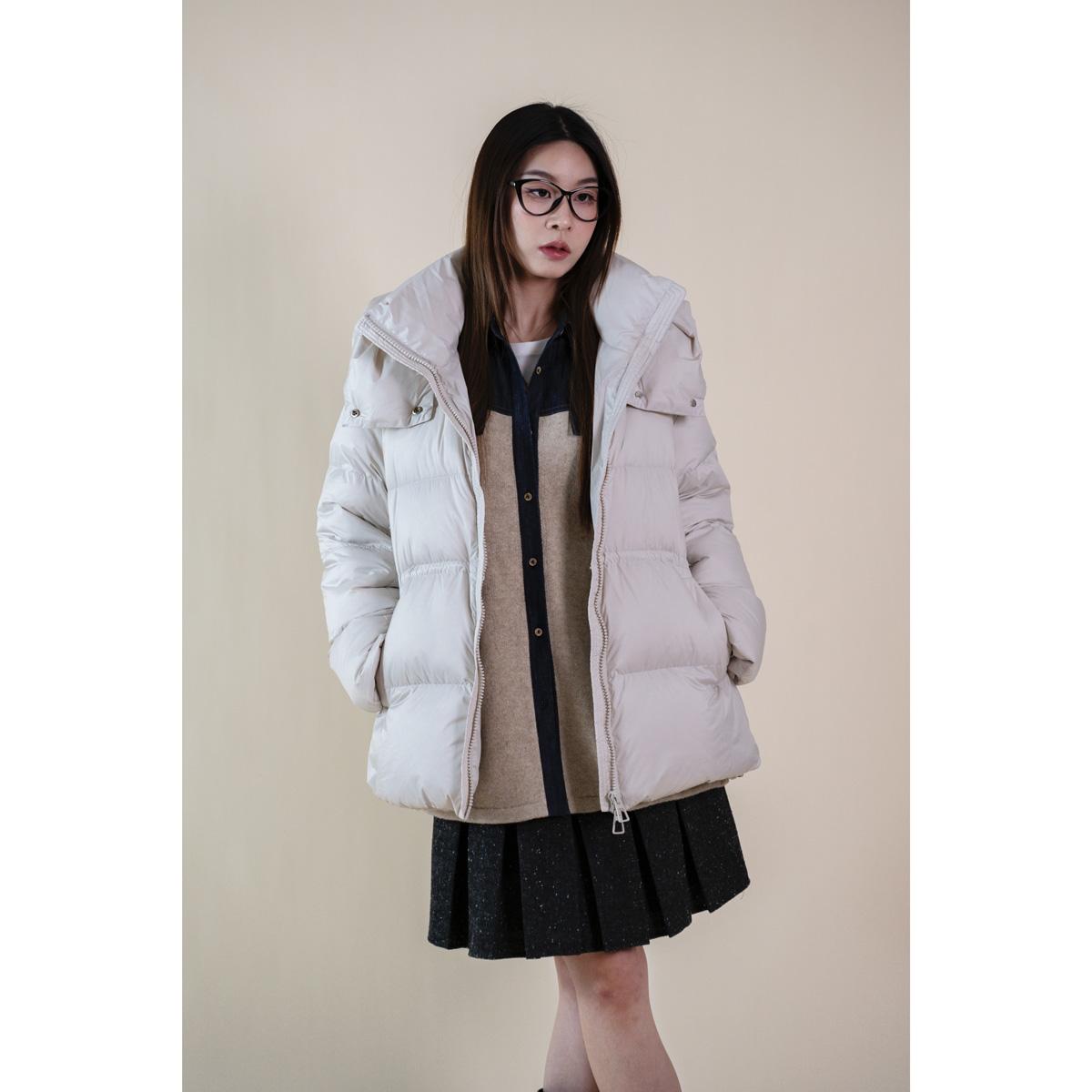 冬季新款90白鸭绒羽绒服连帽外套