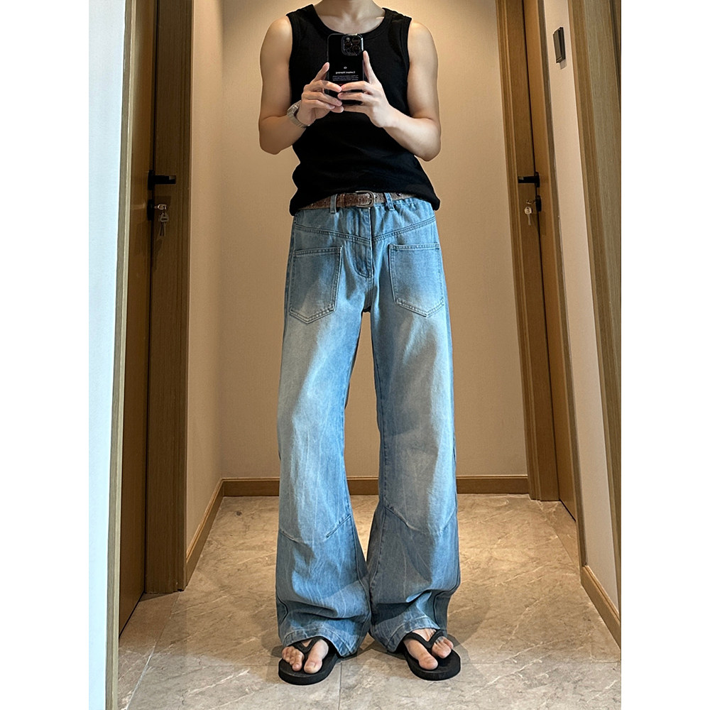 冰川蓝凉感冰丝牛仔裤  501-1-Y1033-P65 89图片