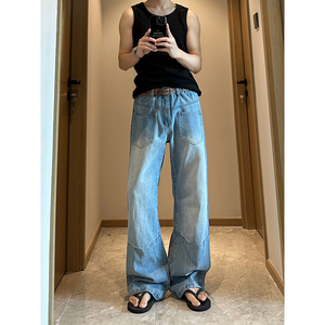 冰川蓝凉感冰丝牛仔裤  501-1-Y1033-P65 89图片