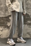 加绒休闲运动束脚卫裤501-1一键大图，男装休闲裤，星座501-1
