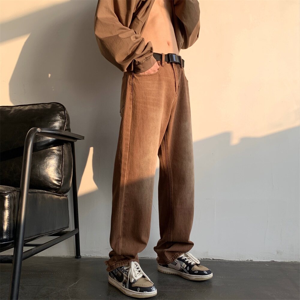 脚口破洞牛仔裤男2 501-1-Y615-P50 68图片
