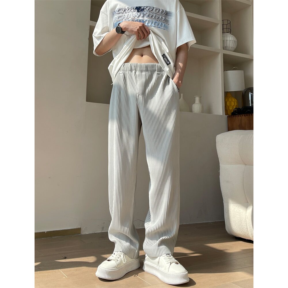 夏季潮流三宅褶皱休闲裤2501-1-K368-P4578,男装休闲裤,星座501-1