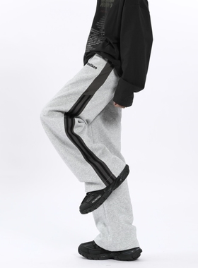 爆款 拼色条纹休闲卫裤2  501-1-K2499-P55