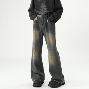 复古做旧微喇牛仔裤 501-1-NZ987-P55,男装牛仔裤,星座501-1