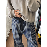 慵懒风宽松格子裤休闲11501-1-K2010-P5589，男装休闲裤，星座501-1