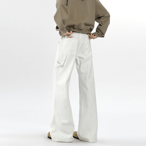 白色工装牛仔裤2   501-1-Y608-P55  79图片