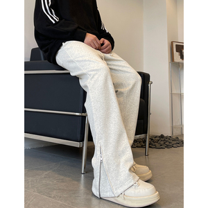 拉链卫裤休闲裤  501-1-K581-P45图片
