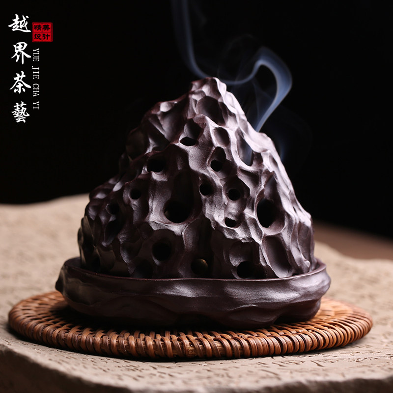 宜兴紫砂太湖石香炉名家