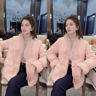 2025冬季新款复古新中式国潮民族风高级感棉服外套女盘扣绣花棉衣