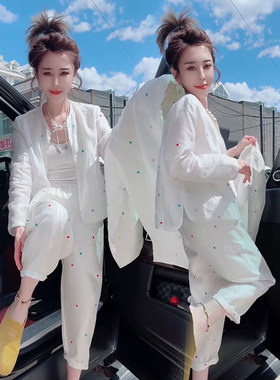 夏季爆款轻薄时尚套装女防晒服