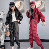 女潮流百搭外套束脚裤 套装 一整套穿搭两件套 休闲工装 2026春秋新款