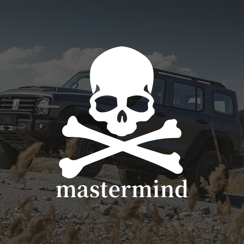 MMJ汽车车贴Mastermind JAPAN日本潮牌周边车窗行李笔记本贴纸