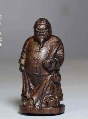 文玩小物件雕刻招财木质工艺品