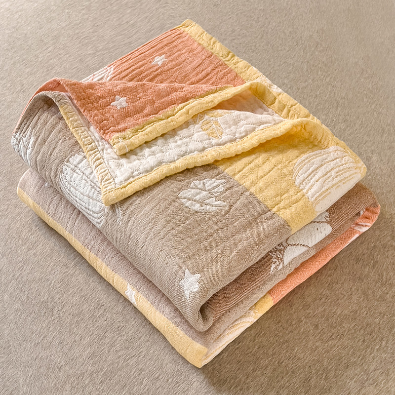 全棉三层纱毛巾被2025新款纱布毛巾被夏季毯子夏被夏凉被睡毯单人,床上用品,休闲毯/毛毯/绒毯,淘宝优惠券,粉丝福利购,淘宝优惠卷
