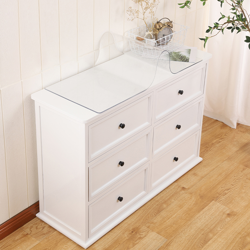 餐边柜pvc防水防油透明茶几台布