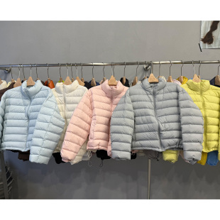 韩系小众立领百搭保暖外套 2025年秋冬新款 排骨款 轻薄羽绒服女短款