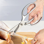 日本SK5不锈钢剪刀家用民用工业剪刀强力厨房剪刀剪鱼鸡骨剪肉剪