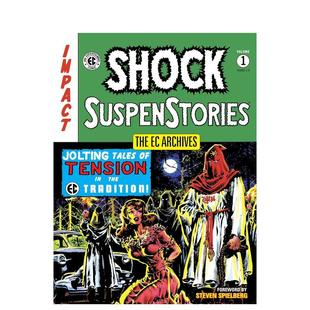 英文漫画书图书书籍 原版 Shock 预售 英文漫画 Suspenstories 卷1 档案：电击悬架 The Volume Archives