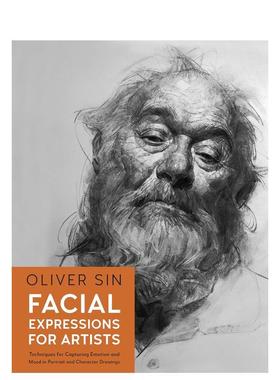 【现货】面部表情：肖像画中捕捉情感和情绪的绘画技巧 Facial Expressions for Artists 原版英文艺术画册画集